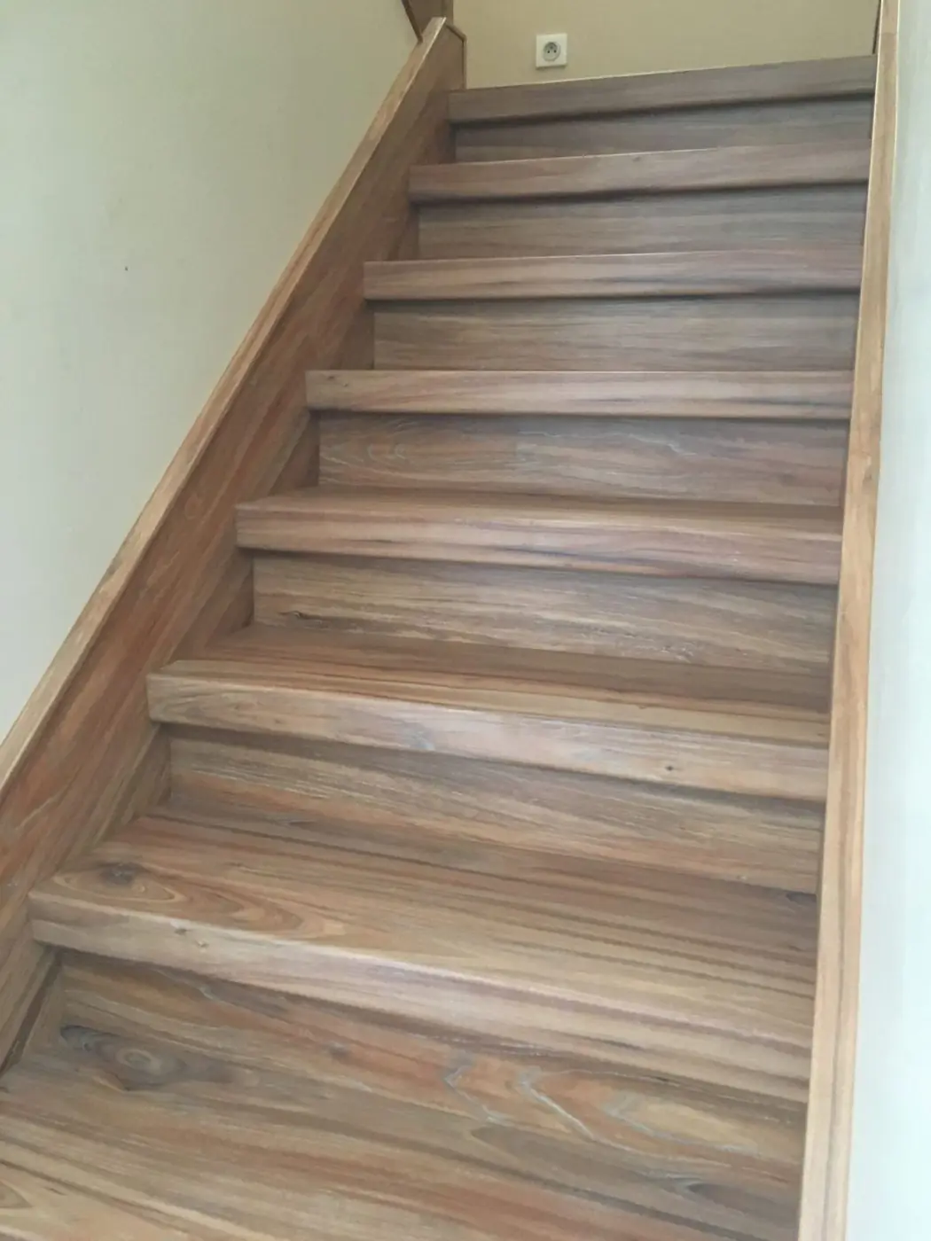 Escalier droit habillé